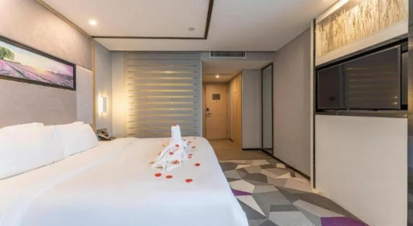 Bed in Lavande Hotel Nanchang Ai Xi Hu Subway East Station Branch