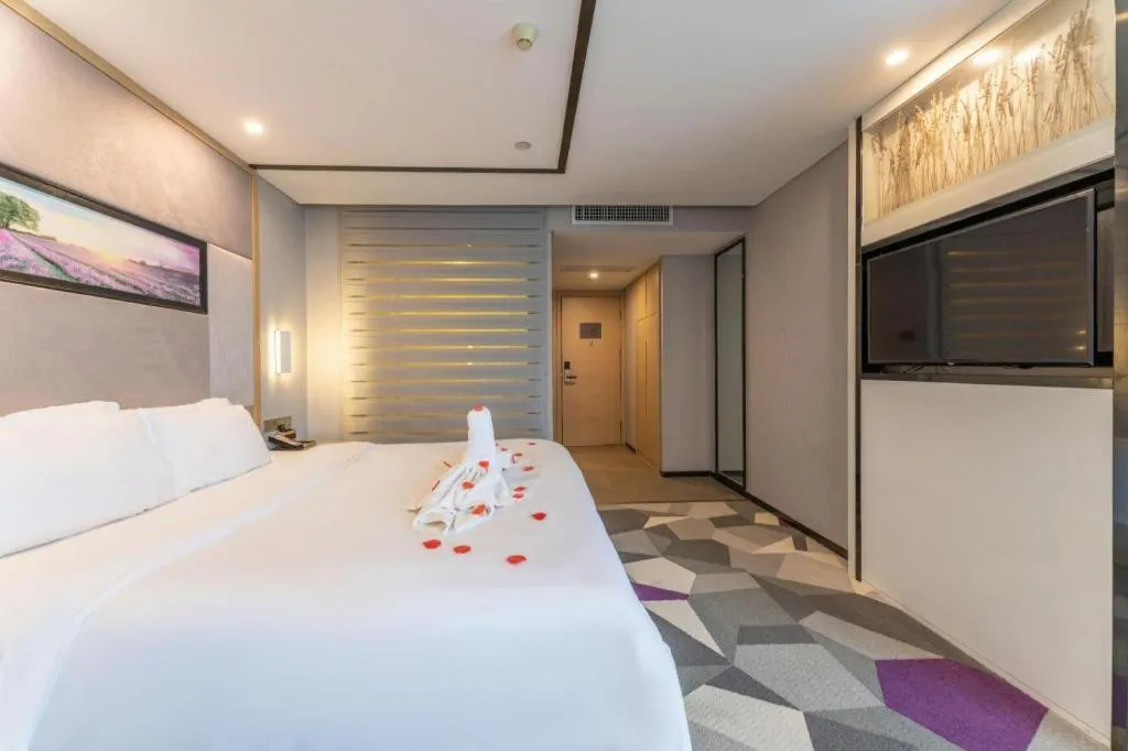 Bed in Lavande Hotel Nanchang Ai Xi Hu Subway East Station Branch
