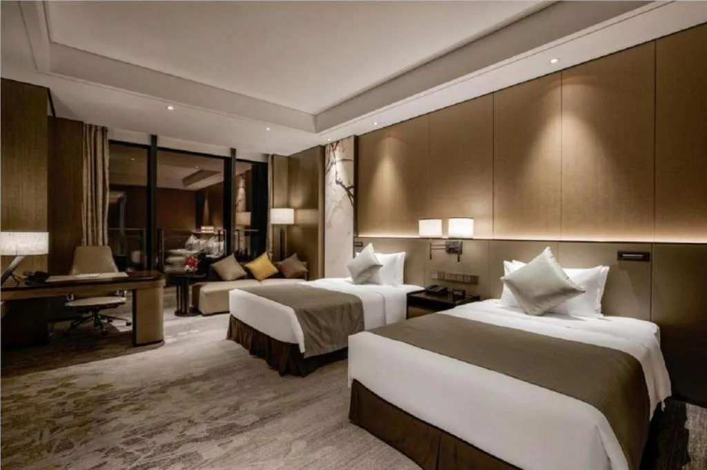 Bed in Golden Eagle Summit Hotel Kunshan