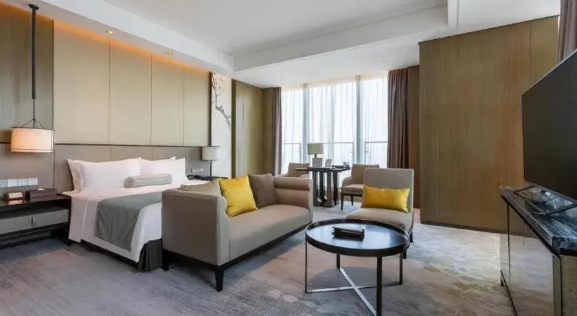 Bed in Golden Eagle Summit Hotel Kunshan Bed in Golden Eagle Summit Hotel Kunshan