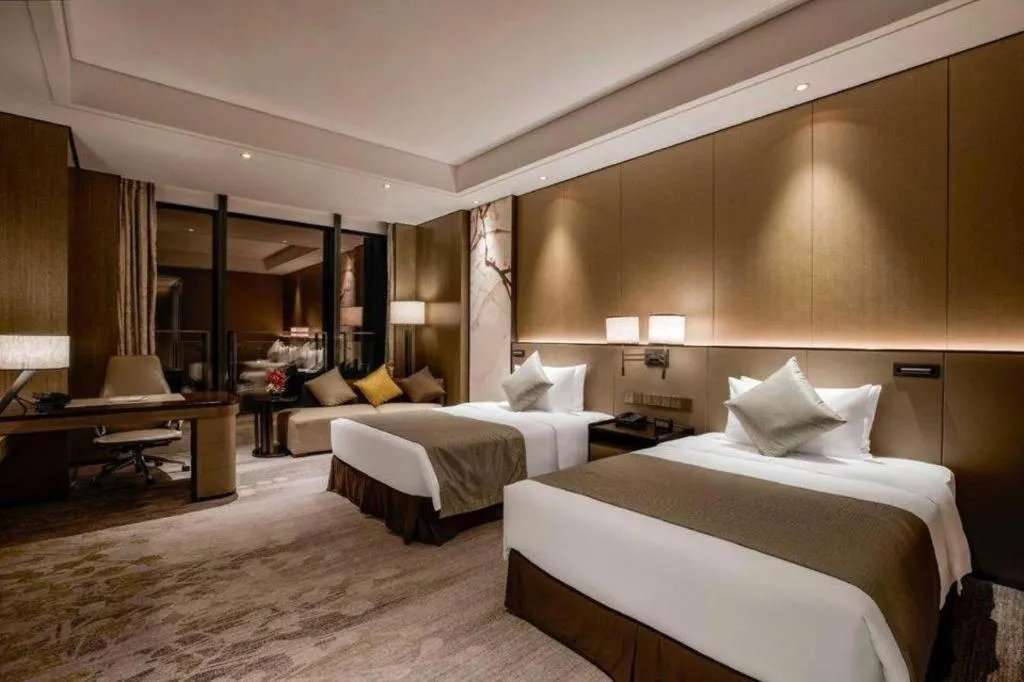 Bed in Golden Eagle Summit Hotel Kunshan