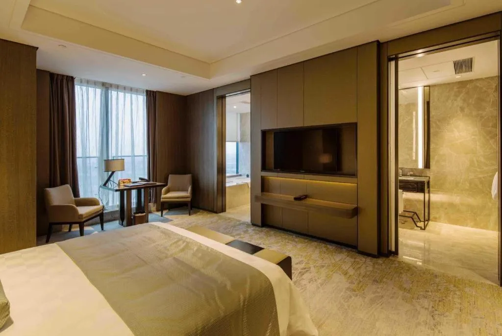 Bed in Golden Eagle Summit Hotel Kunshan