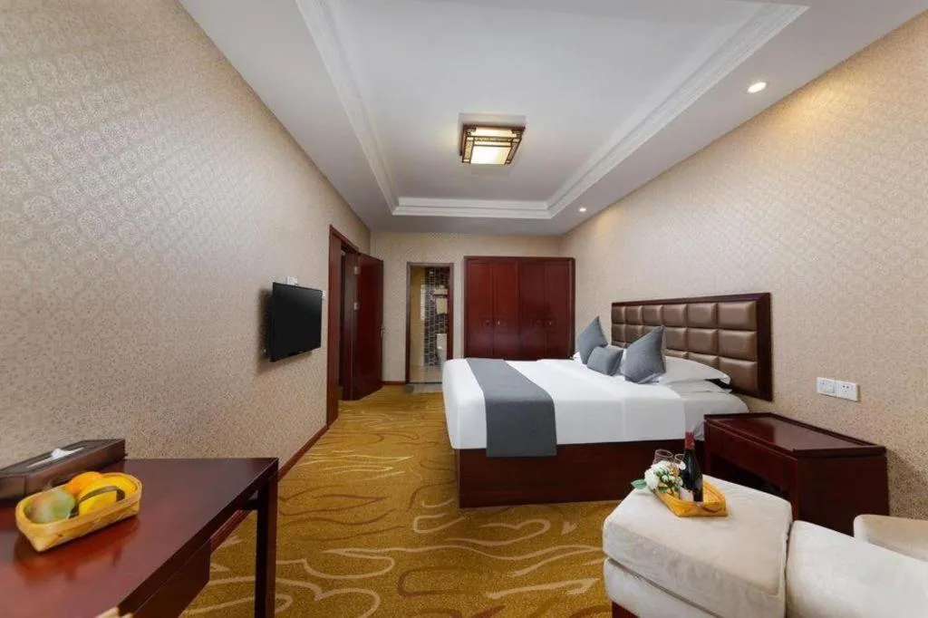 Bed in GreenTree Inn JinDeZhen People Square Taoxichuan Wenchuang Street