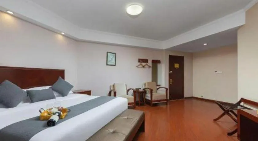 Bed in GreenTree Inn JinDeZhen People Square Taoxichuan Wenchuang Street