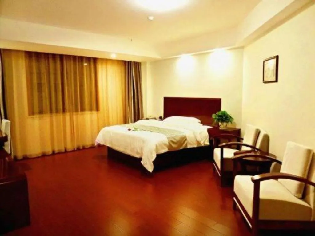 Bed in GreenTree Inn JinDeZhen People Square Taoxichuan Wenchuang Street