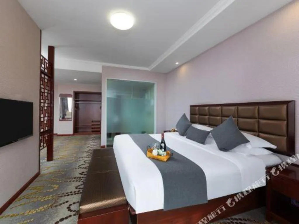 Bed in GreenTree Inn JinDeZhen People Square Taoxichuan Wenchuang Street