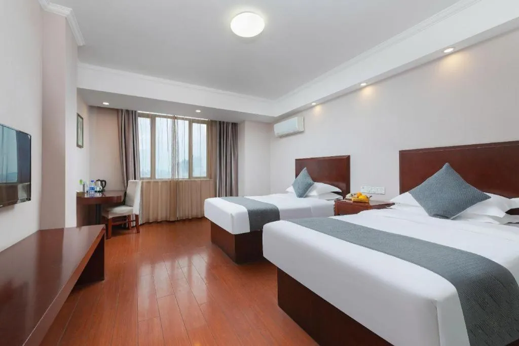 Bed in GreenTree Inn JinDeZhen People Square Taoxichuan Wenchuang Street