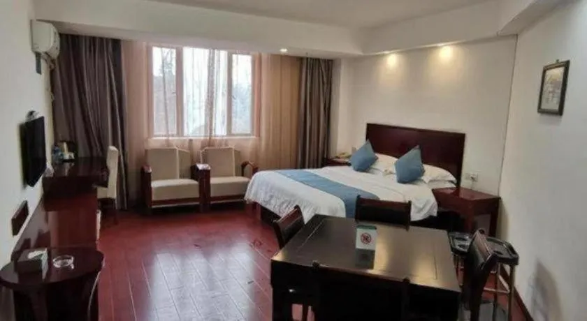 Bed in GreenTree Inn JinDeZhen People Square Taoxichuan Wenchuang Street