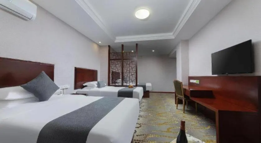 Bed in GreenTree Inn JinDeZhen People Square Taoxichuan Wenchuang Street