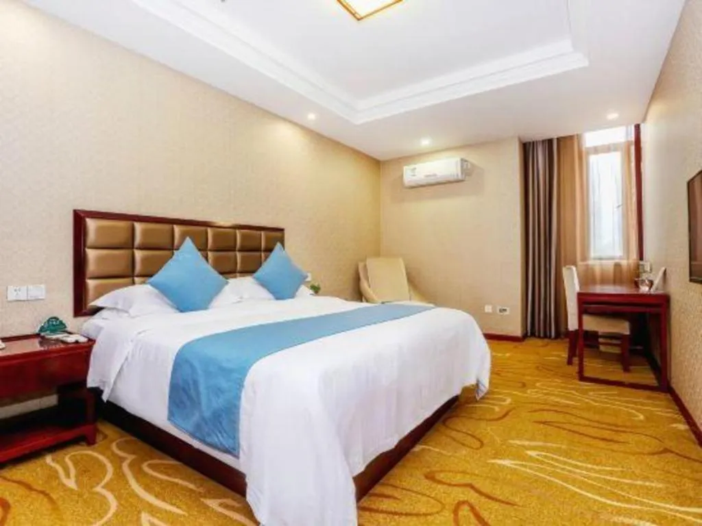 Bed in GreenTree Inn JinDeZhen People Square Taoxichuan Wenchuang Street