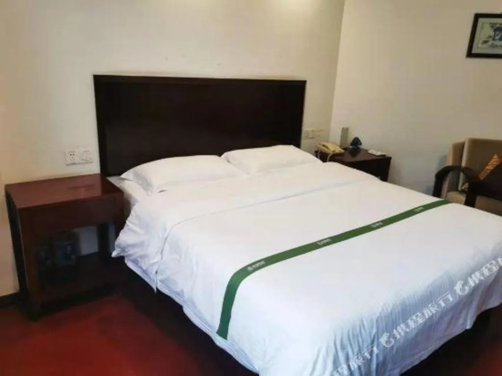 Bed in GreenTree Inn JinDeZhen People Square Taoxichuan Wenchuang Street