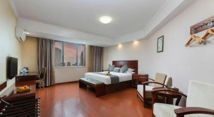 Bed in GreenTree Inn JinDeZhen People Square Taoxichuan Wenchuang Street