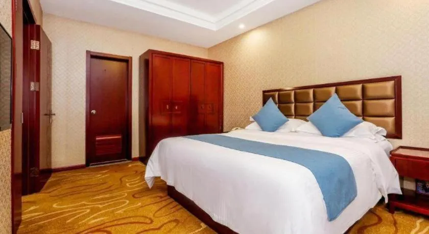 Bed in GreenTree Inn JinDeZhen People Square Taoxichuan Wenchuang Street