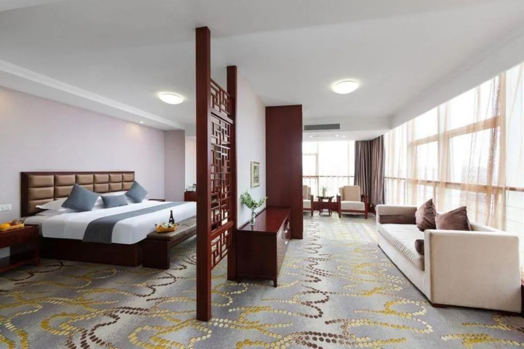 Bed in GreenTree Inn JinDeZhen People Square Taoxichuan Wenchuang Street