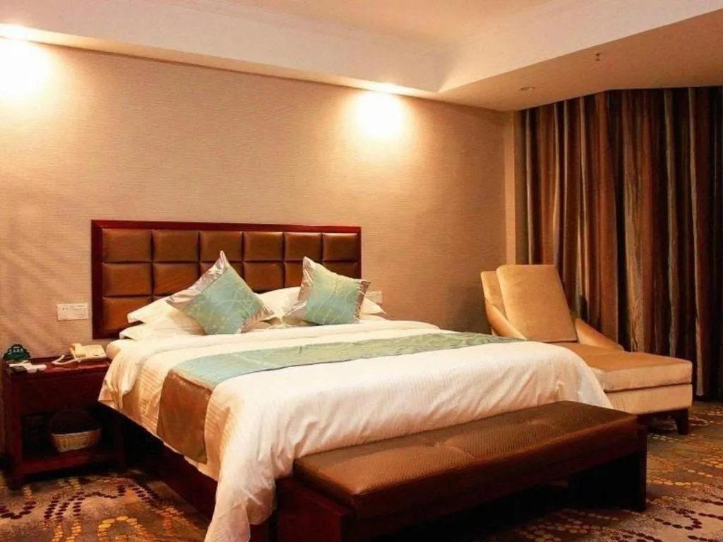 Bed in GreenTree Inn JinDeZhen People Square Taoxichuan Wenchuang Street