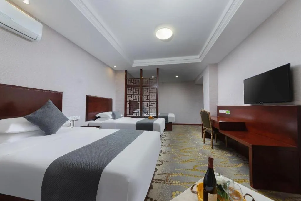 Bed in GreenTree Inn JinDeZhen People Square Taoxichuan Wenchuang Street