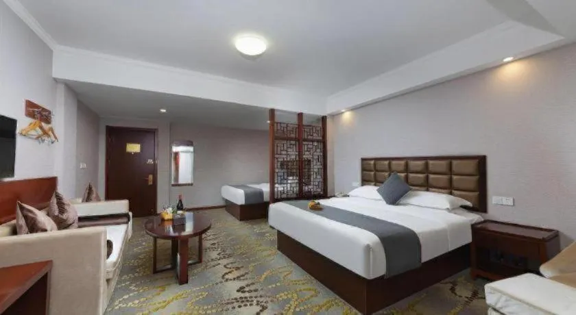 Bed in GreenTree Inn JinDeZhen People Square Taoxichuan Wenchuang Street
