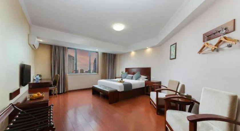Bed in GreenTree Inn JinDeZhen People Square Taoxichuan Wenchuang Street