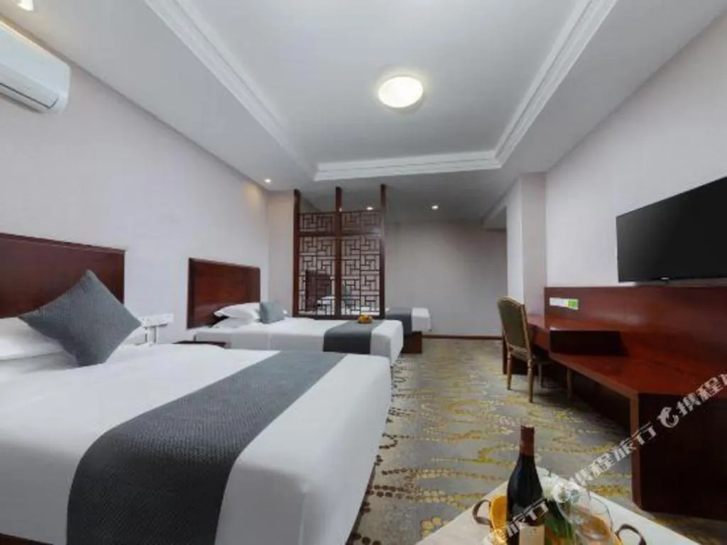 Bed in GreenTree Inn JinDeZhen People Square Taoxichuan Wenchuang Street