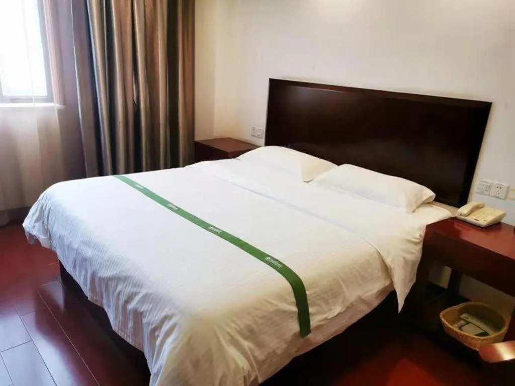 Bed in GreenTree Inn JinDeZhen People Square Taoxichuan Wenchuang Street
