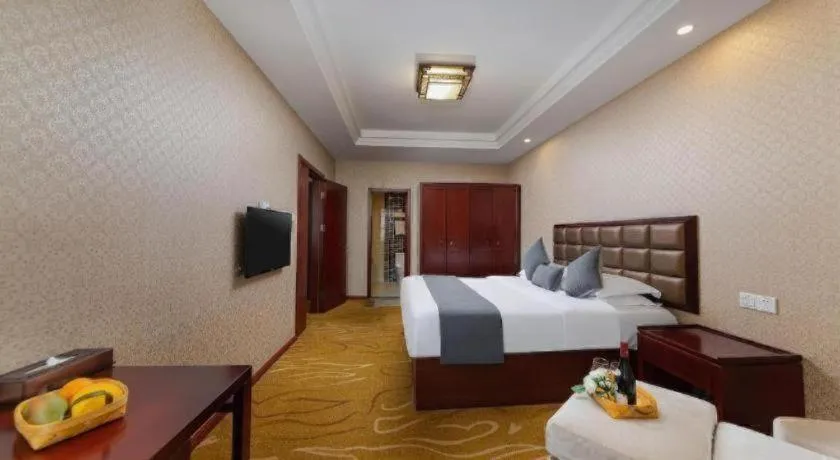 Bed in GreenTree Inn JinDeZhen People Square Taoxichuan Wenchuang Street