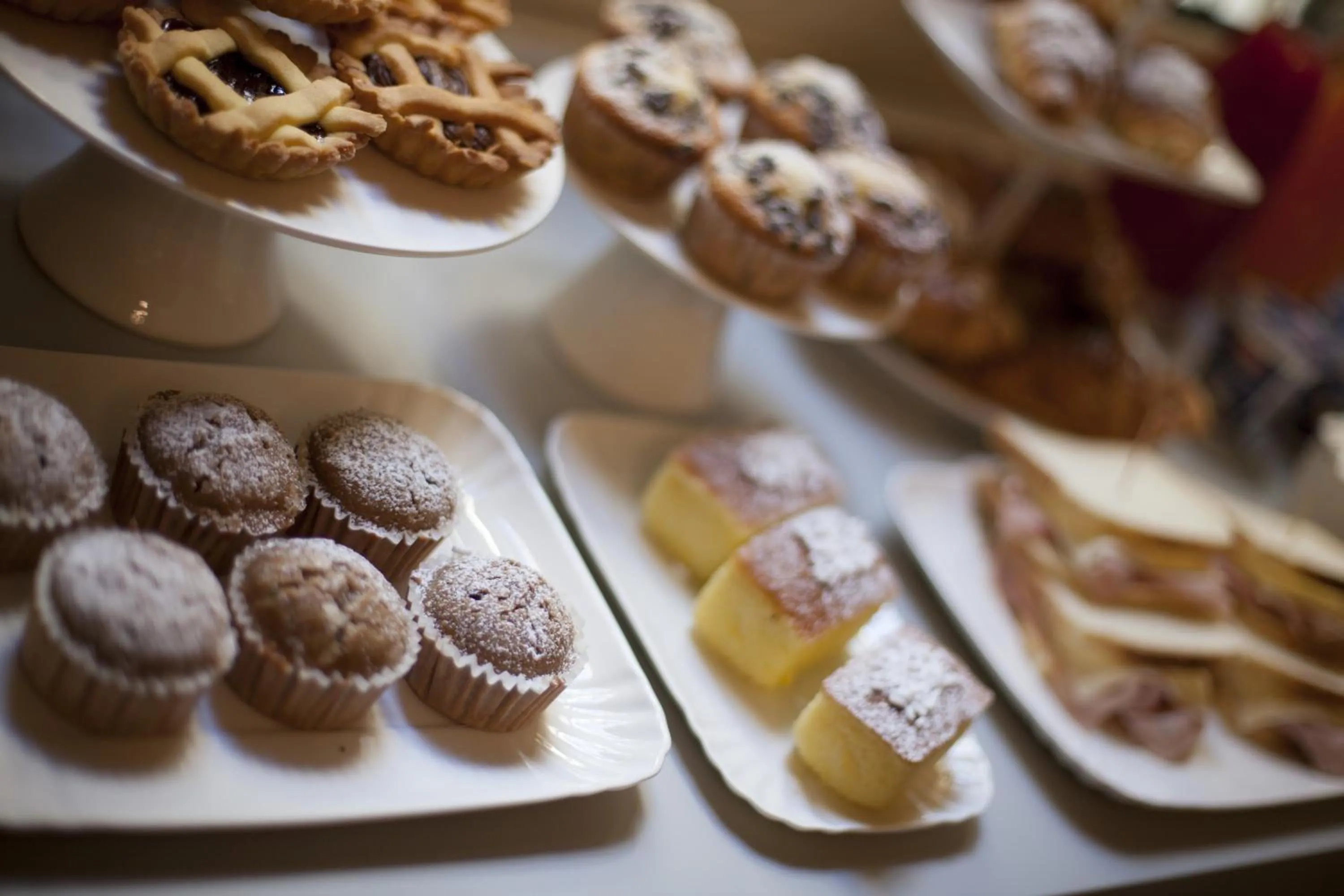Food close-up in theBed