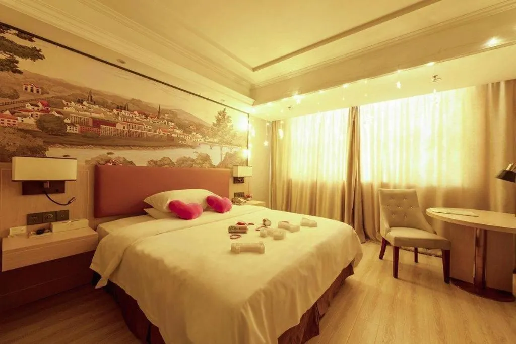 Bed in Vienna Hotel Jiangsu Danyang Railway Station