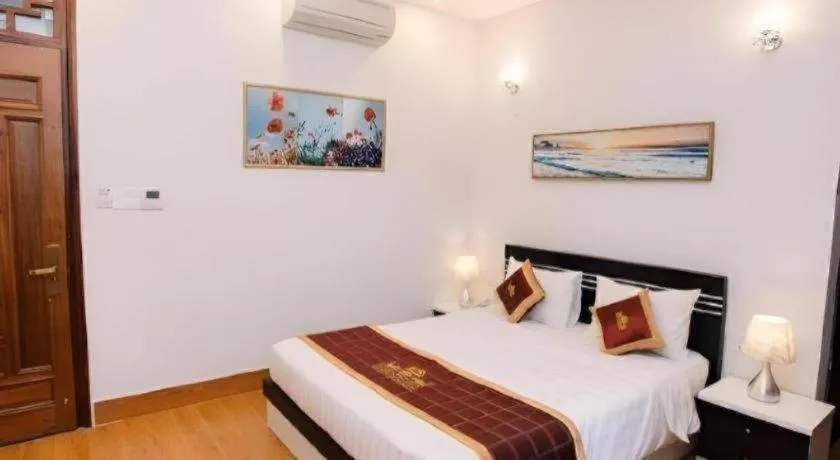 Bed in Thinh Gia Phat Hotel Hoang Hoa Tham