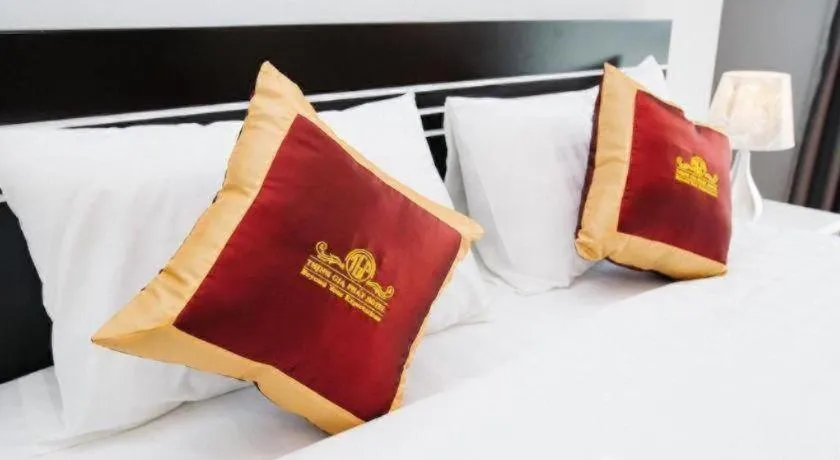 Bed in Thinh Gia Phat Hotel Hoang Hoa Tham
