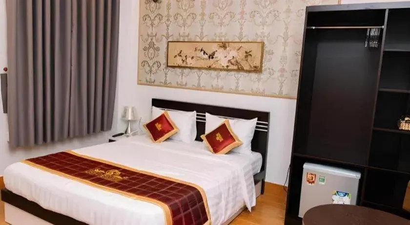Bed in Thinh Gia Phat Hotel Hoang Hoa Tham Bed in Thinh Gia Phat Hotel Hoang Hoa Tham