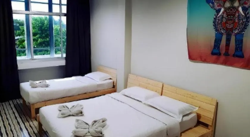 Bed in De Chukai Hotel