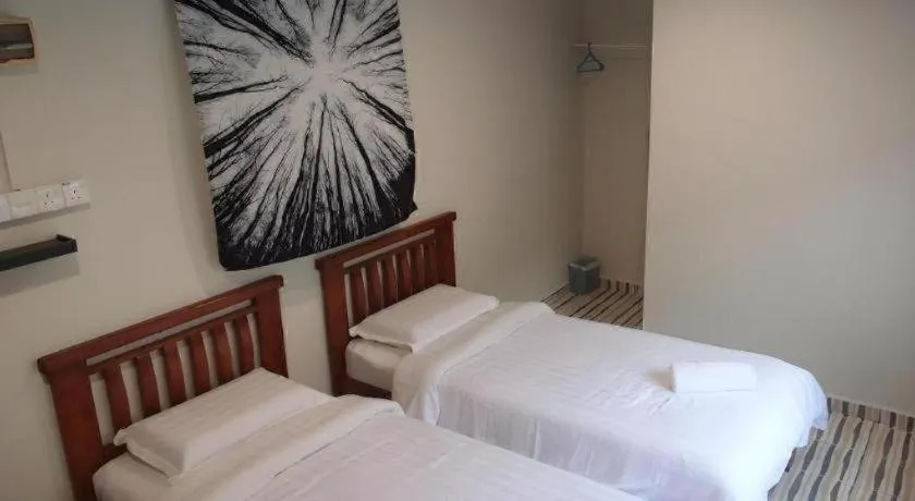 Bed in De Chukai Hotel