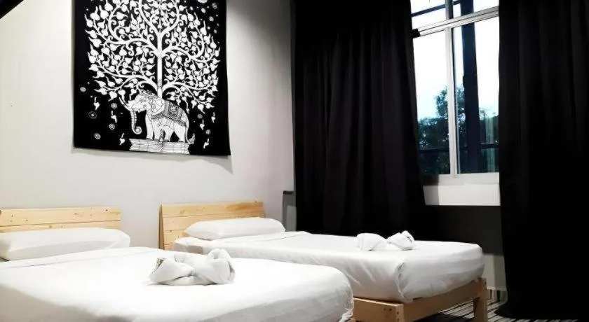 Bed in De Chukai Hotel