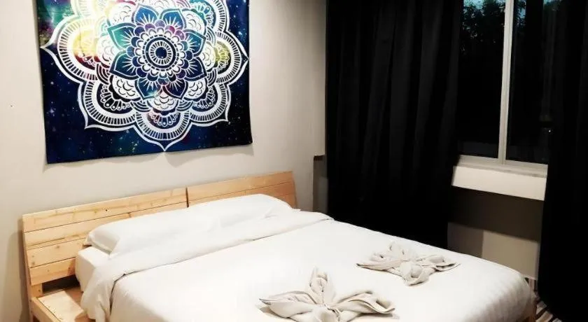 Bed in De Chukai Hotel