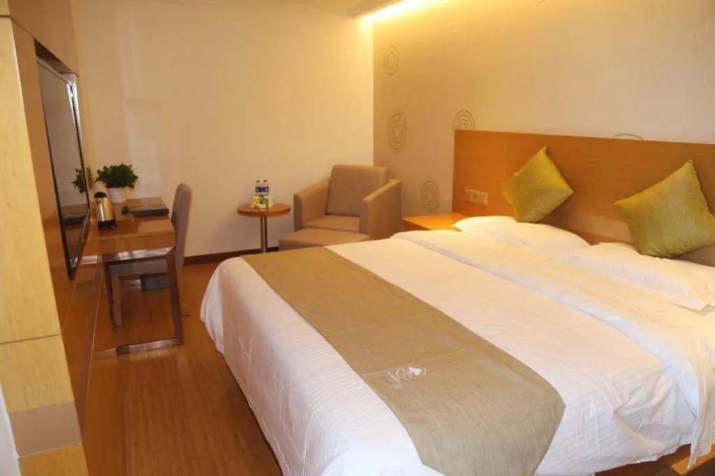 Bed in GreenTree Inn Nanjing Jiangning District Dongqi Road Vehicle 4S Park Branch