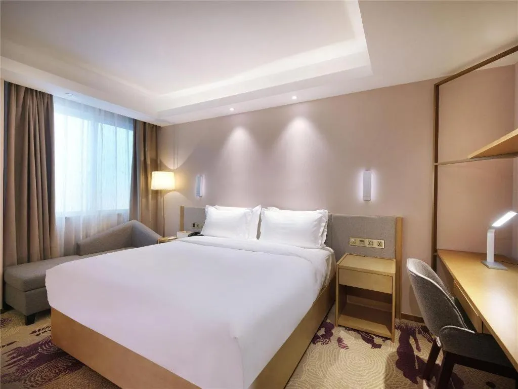 Bed in Lavande Hotel Yangzhou Railway Station Jiangwang RT-Mart