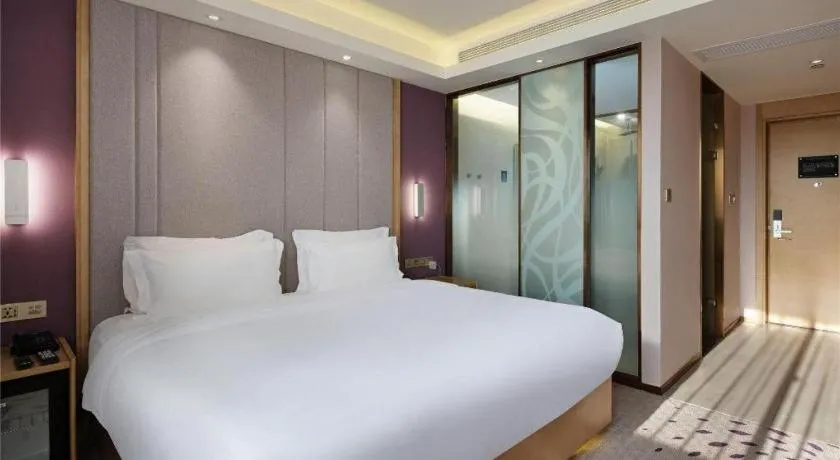 Bed in Lavande Hotel Yangzhou Railway Station Jiangwang RT-Mart