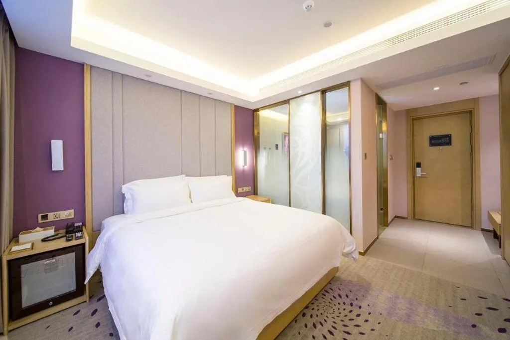 Bed in Lavande Hotel Yangzhou Railway Station Jiangwang RT-Mart