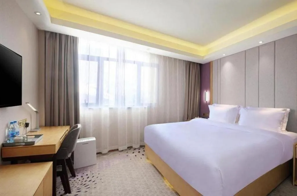 Bed in Lavande Hotel Yangzhou Railway Station Jiangwang RT-Mart