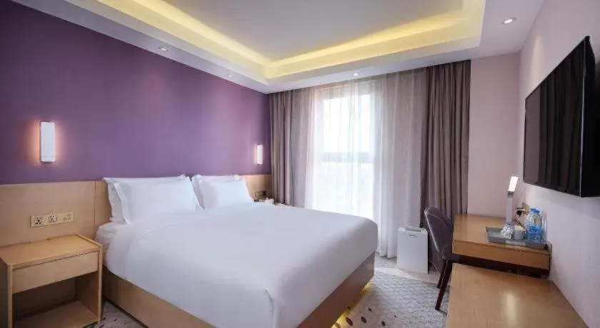 Bed in Lavande Hotel Yangzhou Railway Station Jiangwang RT-Mart