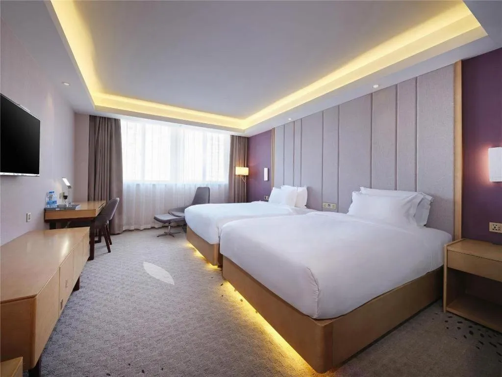 Bed in Lavande Hotel Yangzhou Railway Station Jiangwang RT-Mart