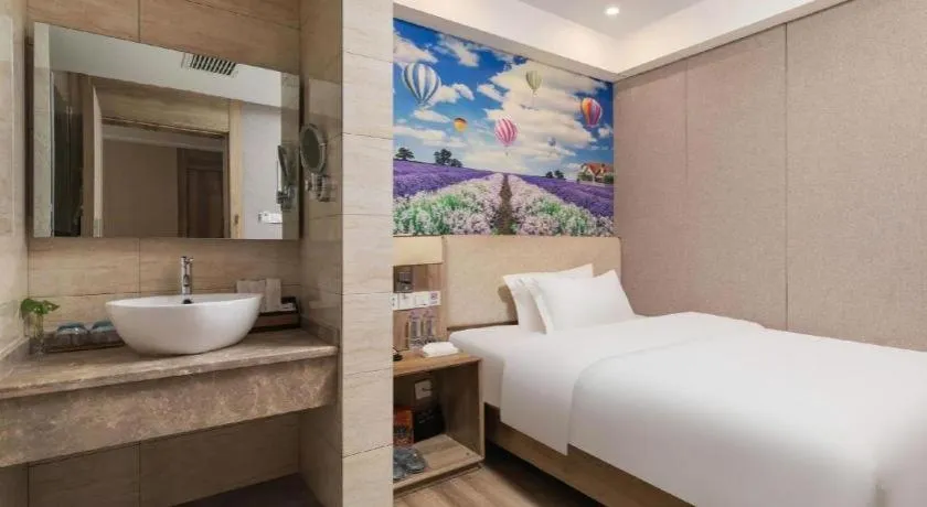 Bed in Lavande Hotels Huai an Zhou Enlai Memorial