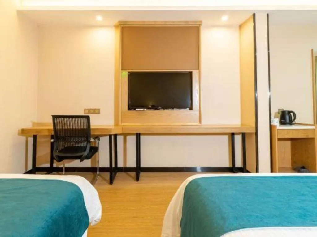 Bed in GreenTree Inn Huangshi Huahu Development Zone Daquan Road