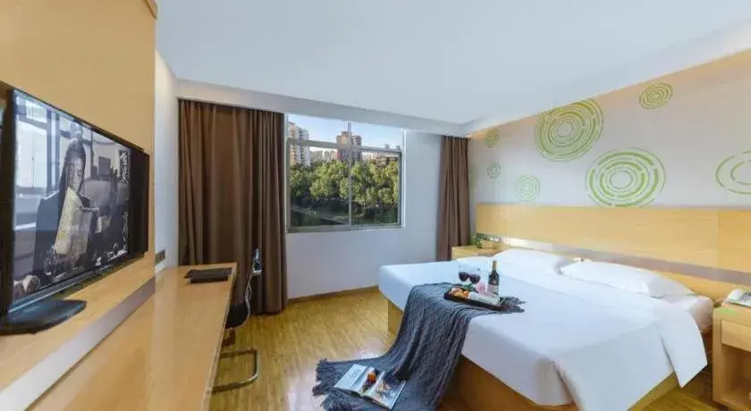 Bed in GreenTree Inn Huangshi Huahu Development Zone Daquan Road Bed in GreenTree Inn Huangshi Huahu Development Zone Daquan Road