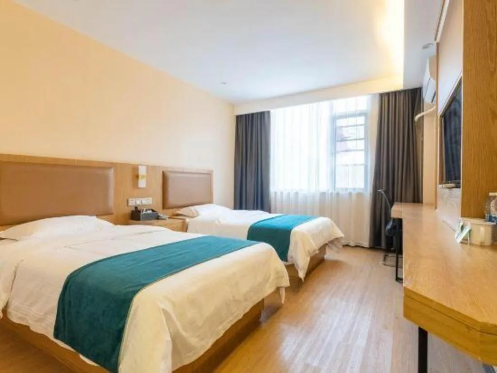 Bed in GreenTree Inn Huangshi Huahu Development Zone Daquan Road