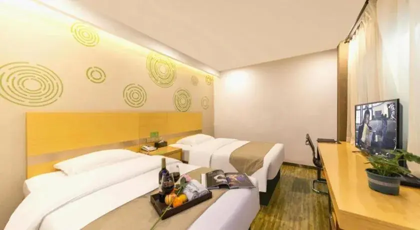 Bed in GreenTree Inn Huangshi Huahu Development Zone Daquan Road Bed in GreenTree Inn Huangshi Huahu Development Zone Daquan Road