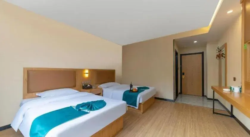 Bed in GreenTree Inn Huangshi Huahu Development Zone Daquan Road Bed in GreenTree Inn Huangshi Huahu Development Zone Daquan Road