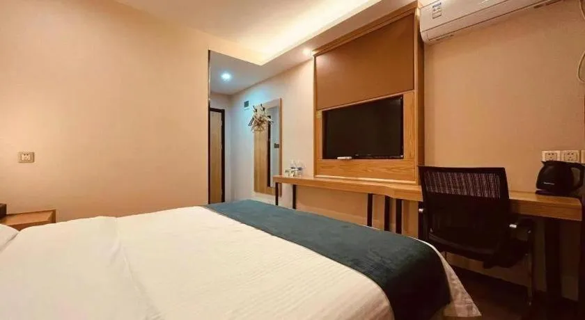 Bed in GreenTree Inn Huangshi Huahu Development Zone Daquan Road