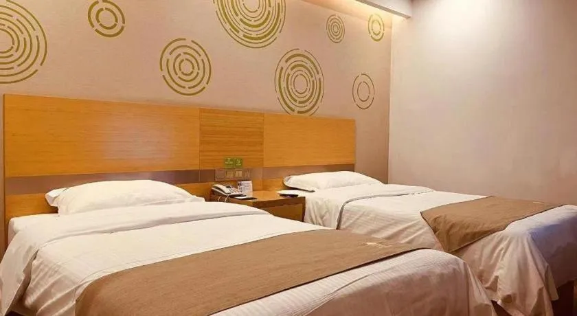 Bed in GreenTree Inn Huangshi Huahu Development Zone Daquan Road