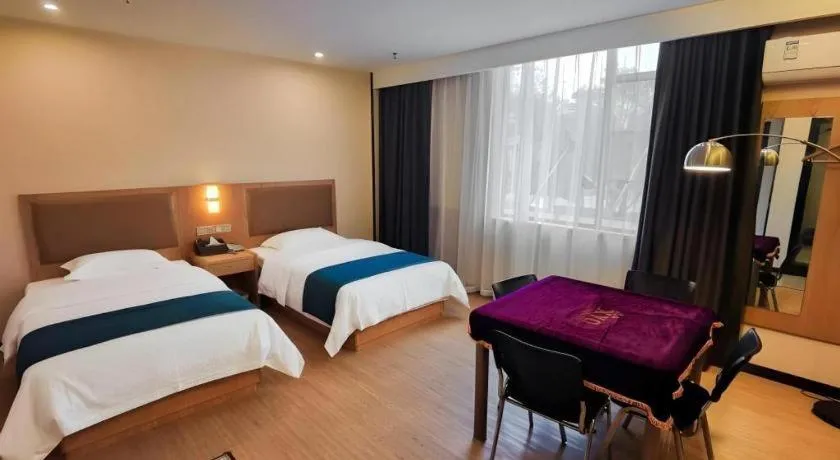 Bed in GreenTree Inn Huangshi Huahu Development Zone Daquan Road